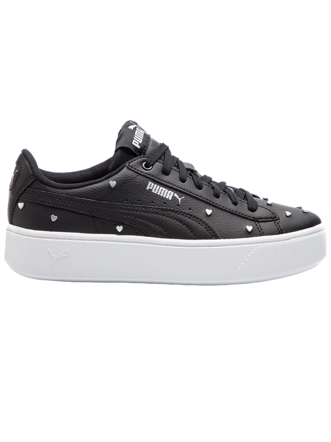 Puma Women's Vikky Stacked Studs Sneakers 369636 01 Black