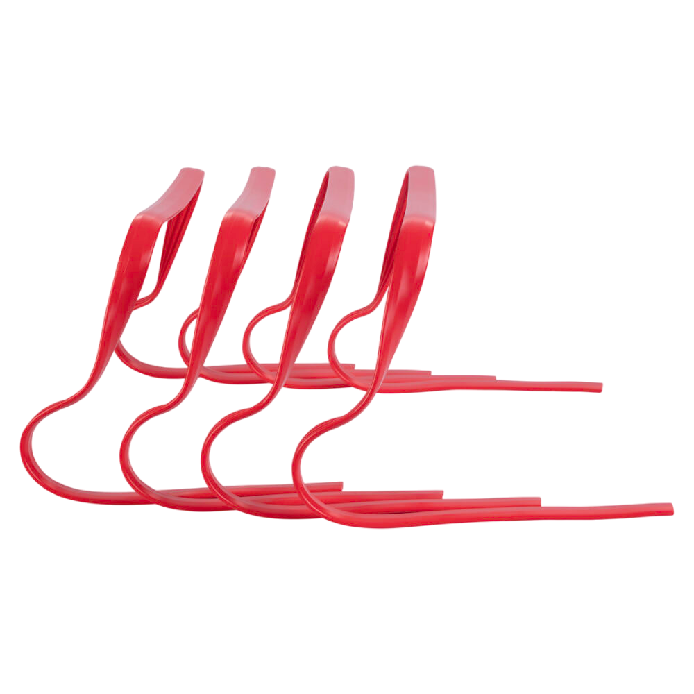 Pure 2Improve Set di 4 Ostacoli Flessibili da 28cm P2I361190 red