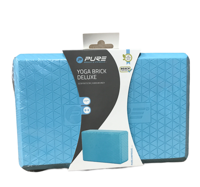 Pure 2Improve Yoga Brick P2I201550 Yoga Brick EVA Blue