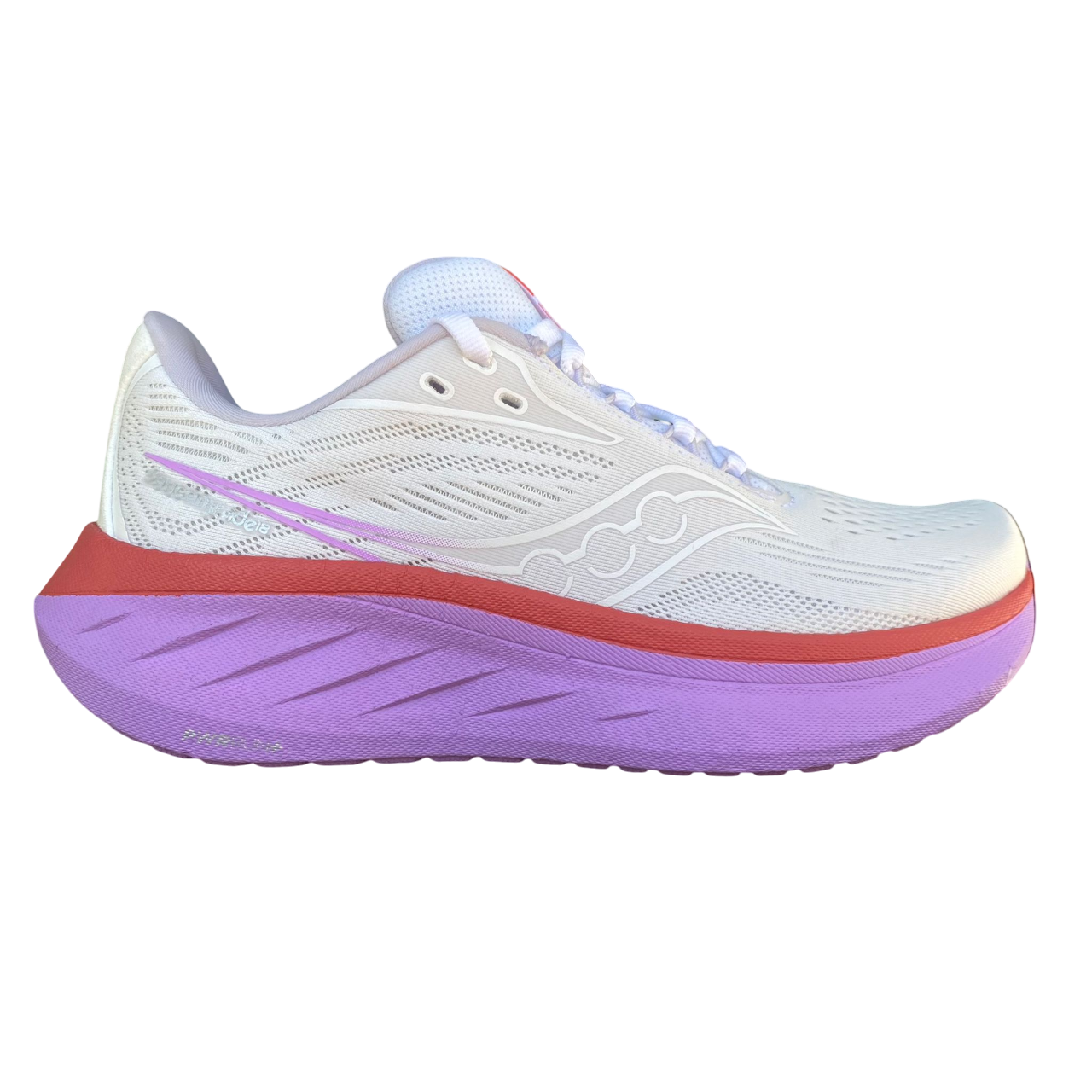 Saucony Ride 18 S11000-240 Scarpe Running Donna Bianco-Corallo