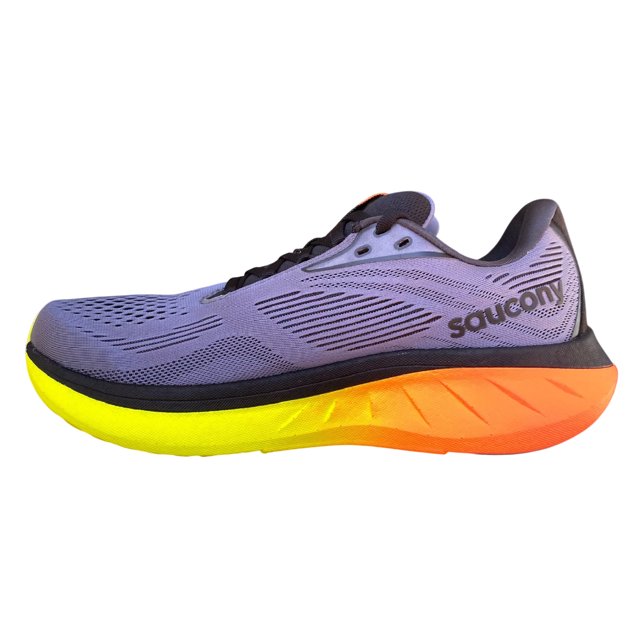 Saucony Ride 18 Scarpe Running Uomo Grigio Giallo - S21000-99