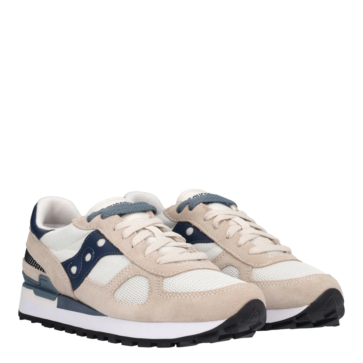Saucony Shadow Original S2108-879 Sneakers Lifestyle Uomo Bianco Navy Blu Vintage