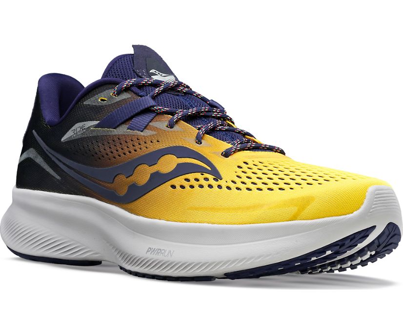 Saucony Ride 15 S20729-65 Night Lite - Men's Neutral Cushioned Running Shoes