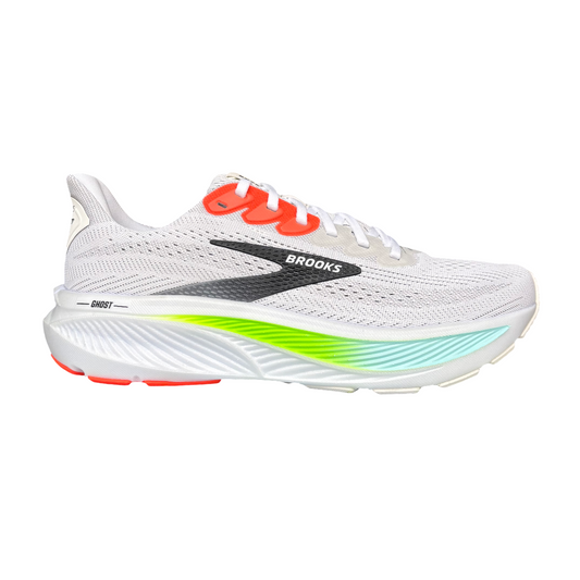 Brooks Scarpe Running Uomo Bianco Rosa Verde Ghost 17 - 110442 1D112