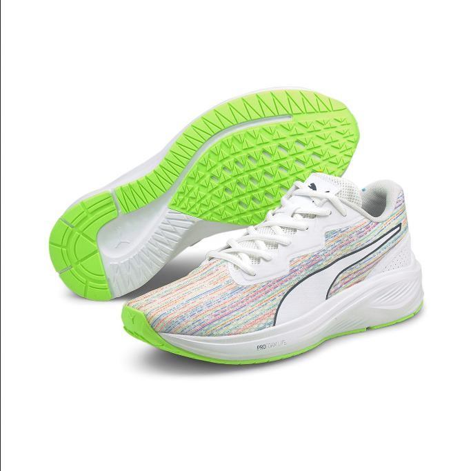 Puma Aviator SP 376092-01 White Green Glare