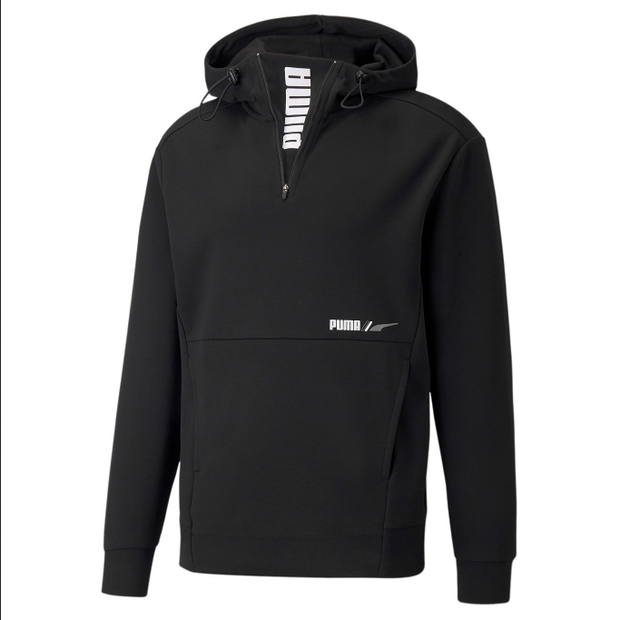 Puma Men's Half-Zip Hoodie RAD/CAL DK 589389-01 Black