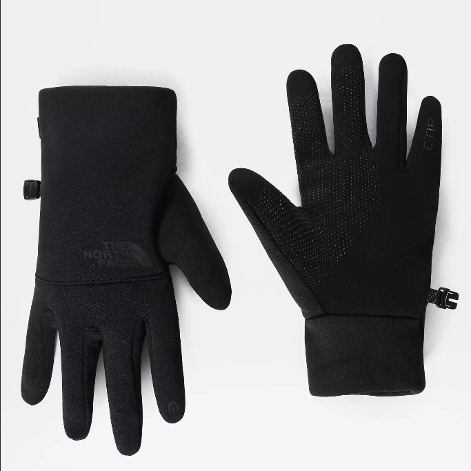 The North Face Etip Glove NF0A4SHAJK3 Black | Touchscreen Recycled Fleece Winter Gloves