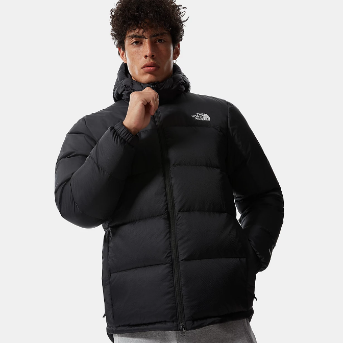 The North Face Men's Diablo Down Hooded Jacket NF0A4M9LKX7 Black Fill Hood
