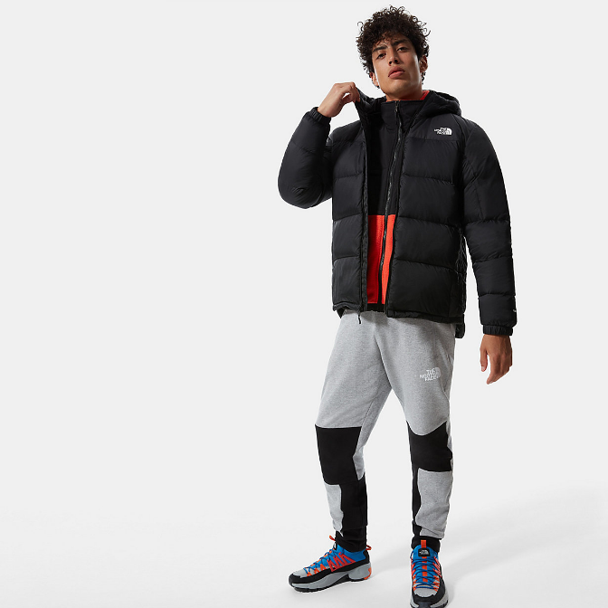 The North Face Men's Diablo Down Hooded Jacket NF0A4M9LKX7 Black Fill Hood