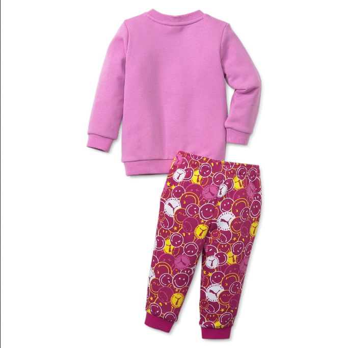 Puma Girls' Minicat Crew Jogger Tracksuit TR 846975 15 mauve