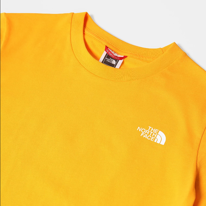 The North Face boys' short-sleeved t-shirt SS Simple Dome NF0A2WAN56P1 gold