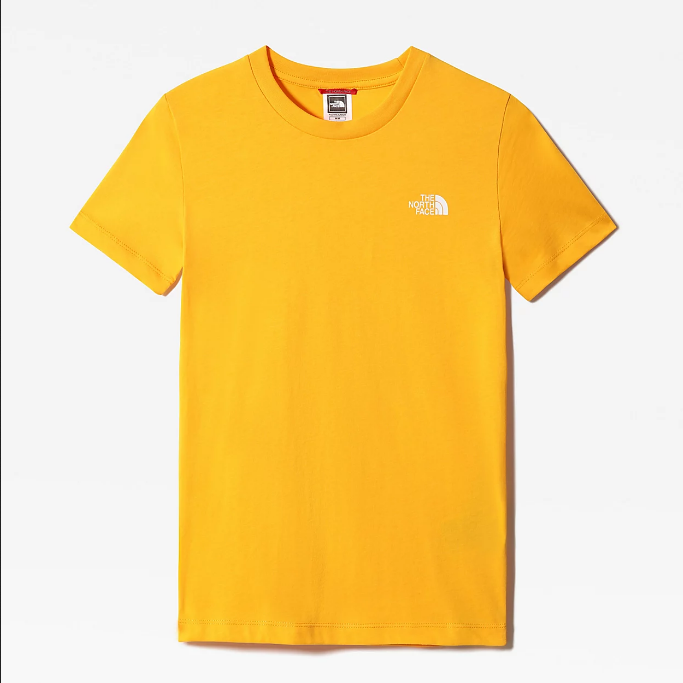 The North Face boys' short-sleeved t-shirt SS Simple Dome NF0A2WAN56P1 gold