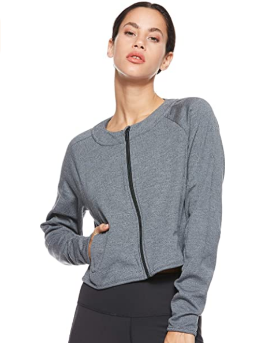 Adidas Women's Cropped Sweatshirt DS8717 Grey