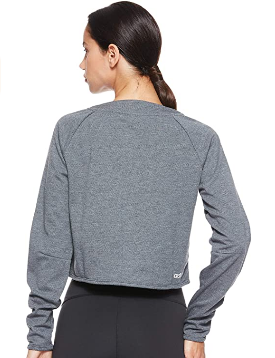 Adidas Women's Cropped Sweatshirt DS8717 Grey