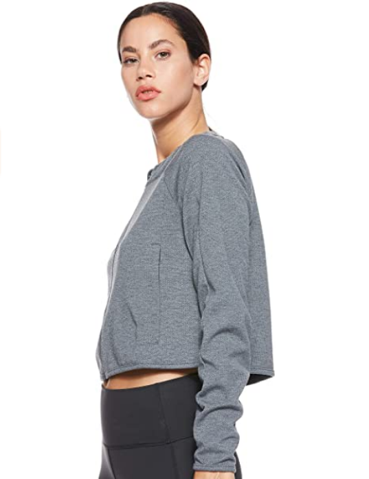 Adidas Women's Cropped Sweatshirt DS8717 Grey