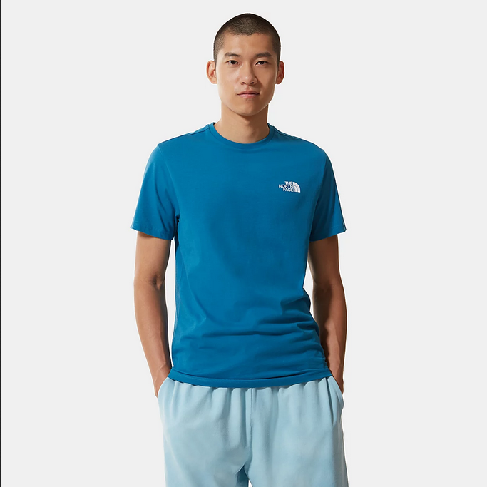 The North Face Men's Simple Dome Short Sleeve T-Shirt NF0A2TX5M191 Light Blue