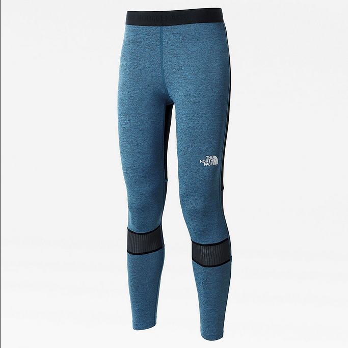The North Face Women's Mountain Athletics Leggings NF0A5IF75W8 banff blue black heather-black