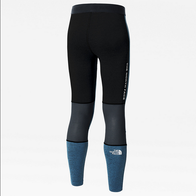 The North Face Women's Mountain Athletics Leggings NF0A5IF75W8 banff blue black heather-black