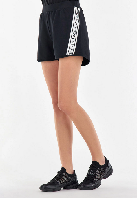 Freddy Short un felpa leggera elasticizzata con banda S2WMAP1 N black