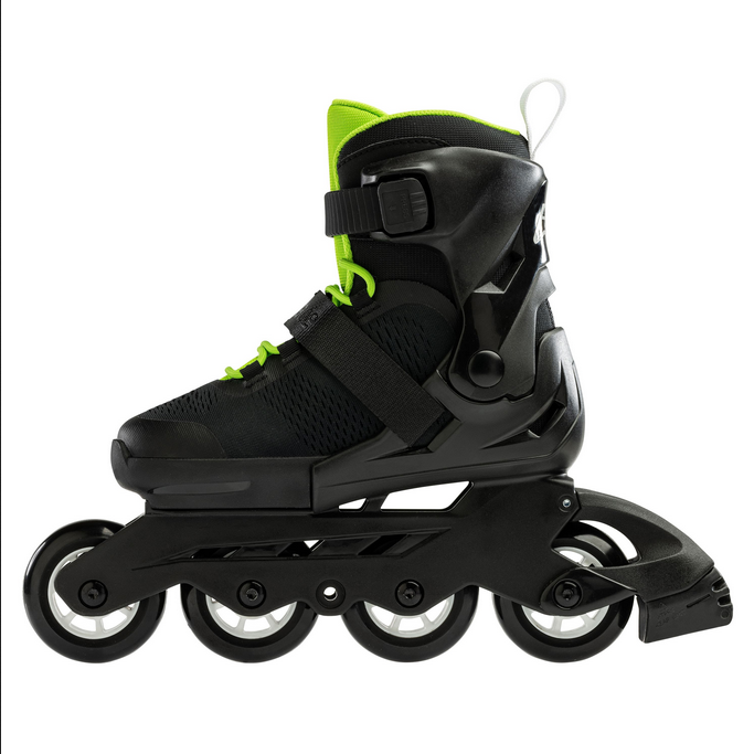 Rollerblade Pattino in linea estensibile da ragazzi Microblade 07221900T83 nero verde