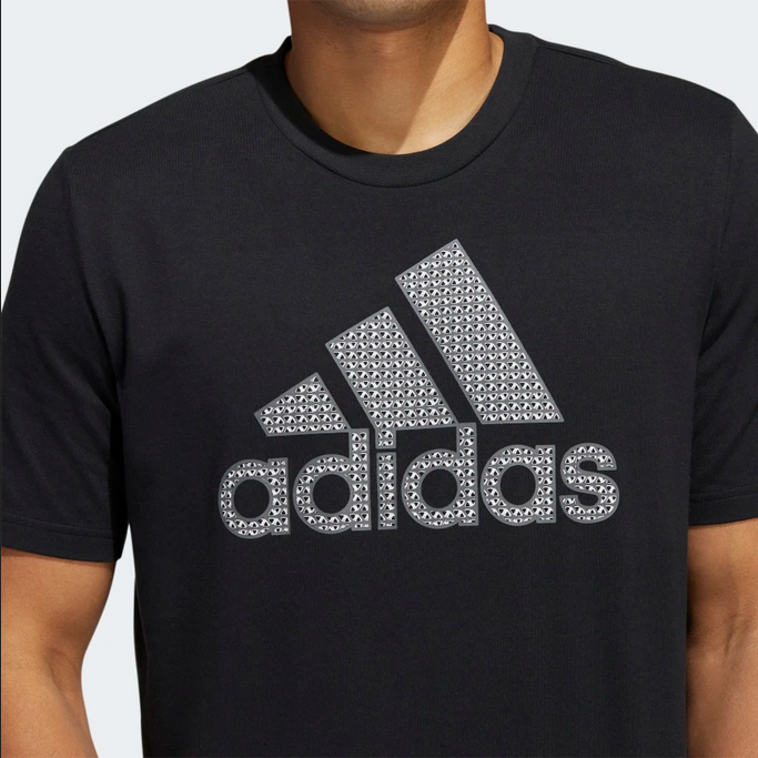 Adidas Men's Short Sleeve T-Shirt Graphic HE2330 Black