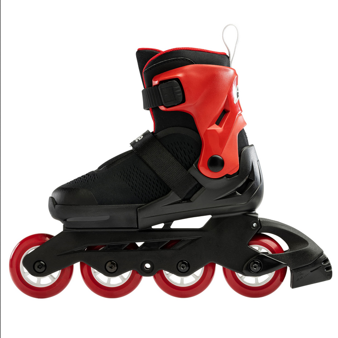 Rollerblade pattino in linea da ragazzi Microblade Free 07221800741 rosso-nero