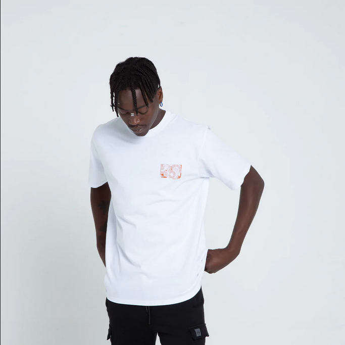 Dolly Noire t-shirt manica corta 
Kunyoshi Red Blue Tee TS170-TA-02 white