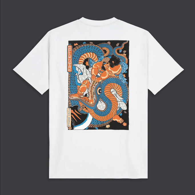Dolly Noire t-shirt manica corta 
Kunyoshi Red Blue Tee TS170-TA-02 white