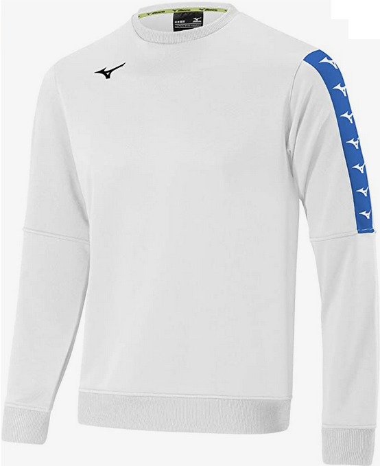 Mizuno Men's T-shirt Sweat Team Nara 32FC9A03 01 white