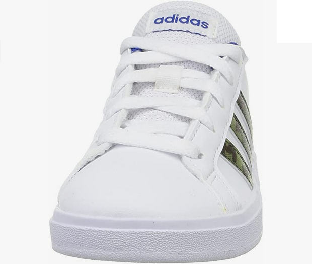 Adidas Grand Court 2.0 K GV6796 boy's sneakers white camouflage
