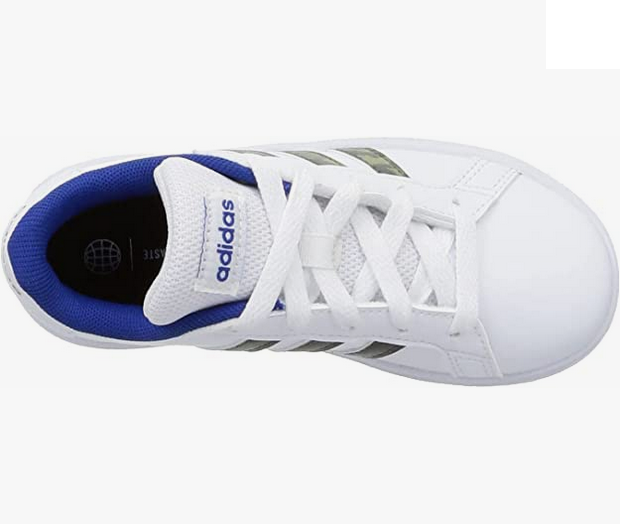 Adidas Grand Court 2.0 K GV6796 boy's sneakers white camouflage