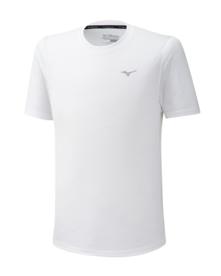 Mizuno Men's Impulse J2GA7519 01 White Short-Sleeve Technical Sports T-Shirt