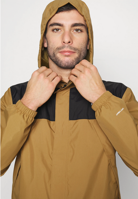 The North Face Men's Antora Wind and Rain Jacket NF0A7QEYYU3 black-utility brown