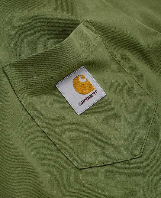 Carhartt T-shirt manica corta con tascino 1030434 1D0 kiwi