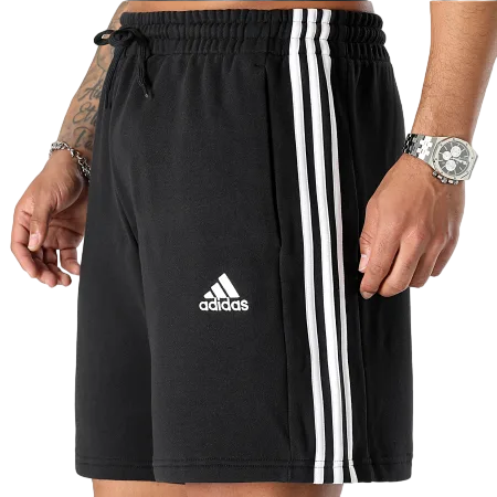 Adidas Men's 3-Stripes Sports Shorts IC9435 Black