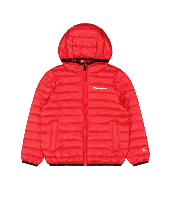 Champion boys' lightweight jacket with hood Legacy Outdoor Light Hooded 306485 RS005 LLR red