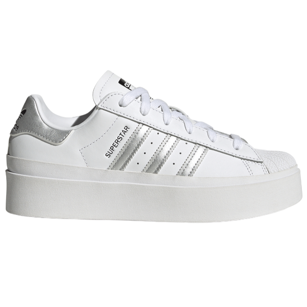 Adidas Originals Women's Superstar Bonega IF7582 White-Silver-Black Sneakers