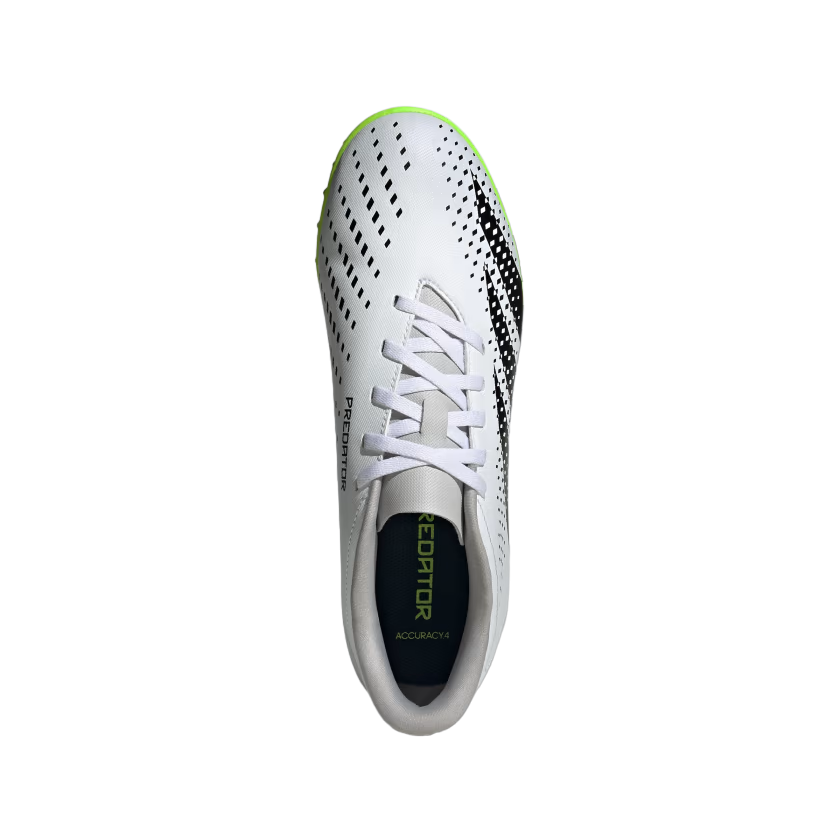 Adidas Men's Predator Accuracy.4 TF GY9995 Artificial Turf Soccer Shoes White-Black