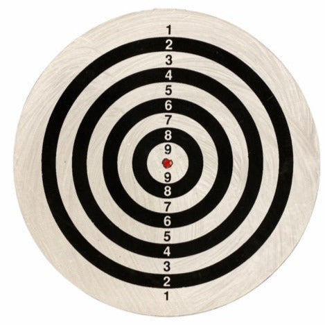 Abbey Darts Target Set Flock II 52AL - Double-Sided Dartboard with 6 Darts