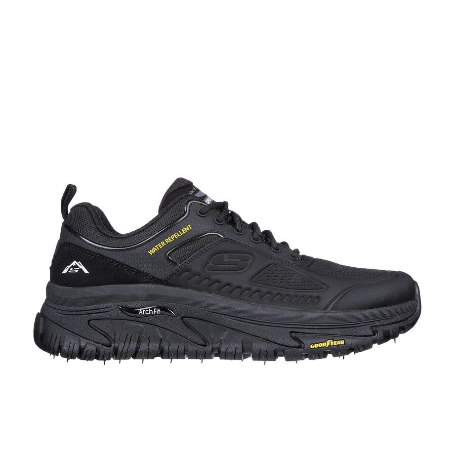 Skechers Arch Fit Road Walker Recon - Men's Black Outdoor Shoes 237333/BBK