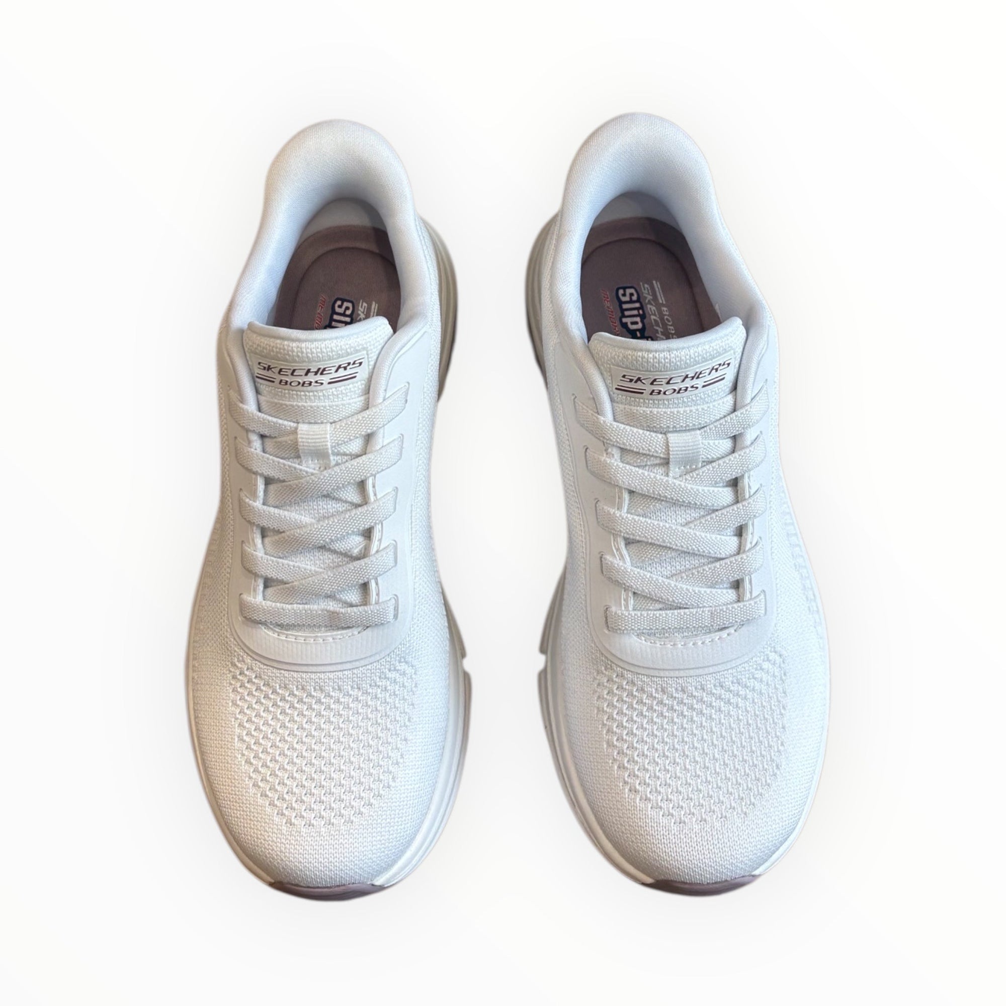 Skechers BOBS Sparrow Flex Too You 117587 W Bianco