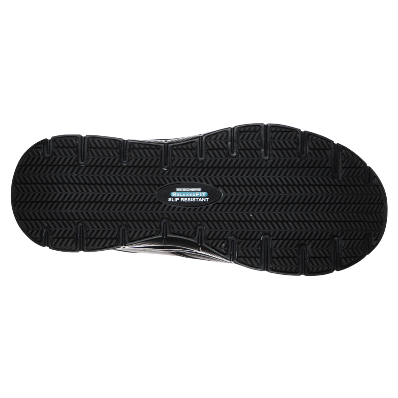 Skechers Scarpe Lavoro Uomo Work Flex Advantage SR Fourche Nero - 77513EC