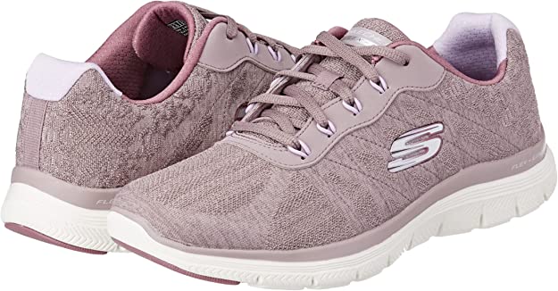 Skechers Flex Appeal 4.0 Fresh Move 149570-MVE Mauve Women's Memory Foam Fitness Walking Shoe