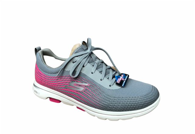 Skechers Go Walk 5 Exotic 124009/GYPK - Women's Memory Foam Walking Shoes