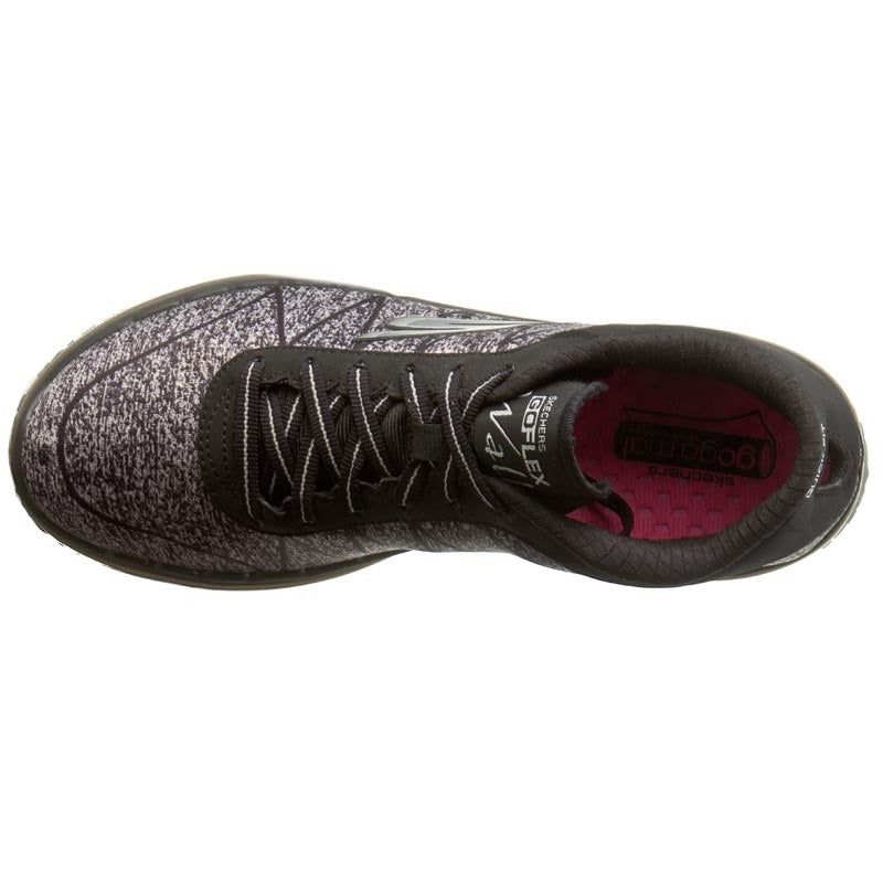 Skechers Go Flex Ability 14011 BKGY Women's Fitness Shoes Black Grey