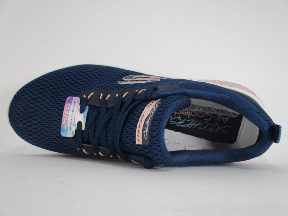 Skechers Skech Air Ultra Flex 13290 NVPK Navy - Women's Memory Foam Fitness Shoe