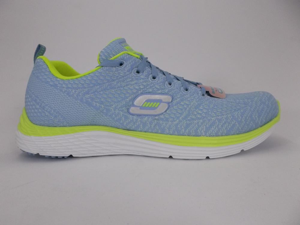 Skechers Valeries 12135 LBYL Women's Blue Fitness Shoes - Memory Foam