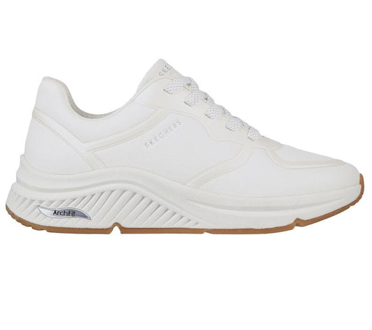 Skechers Arch Fit S-Miles Mile Makers 155570/WHT White | Certified Women's Running Sneaker