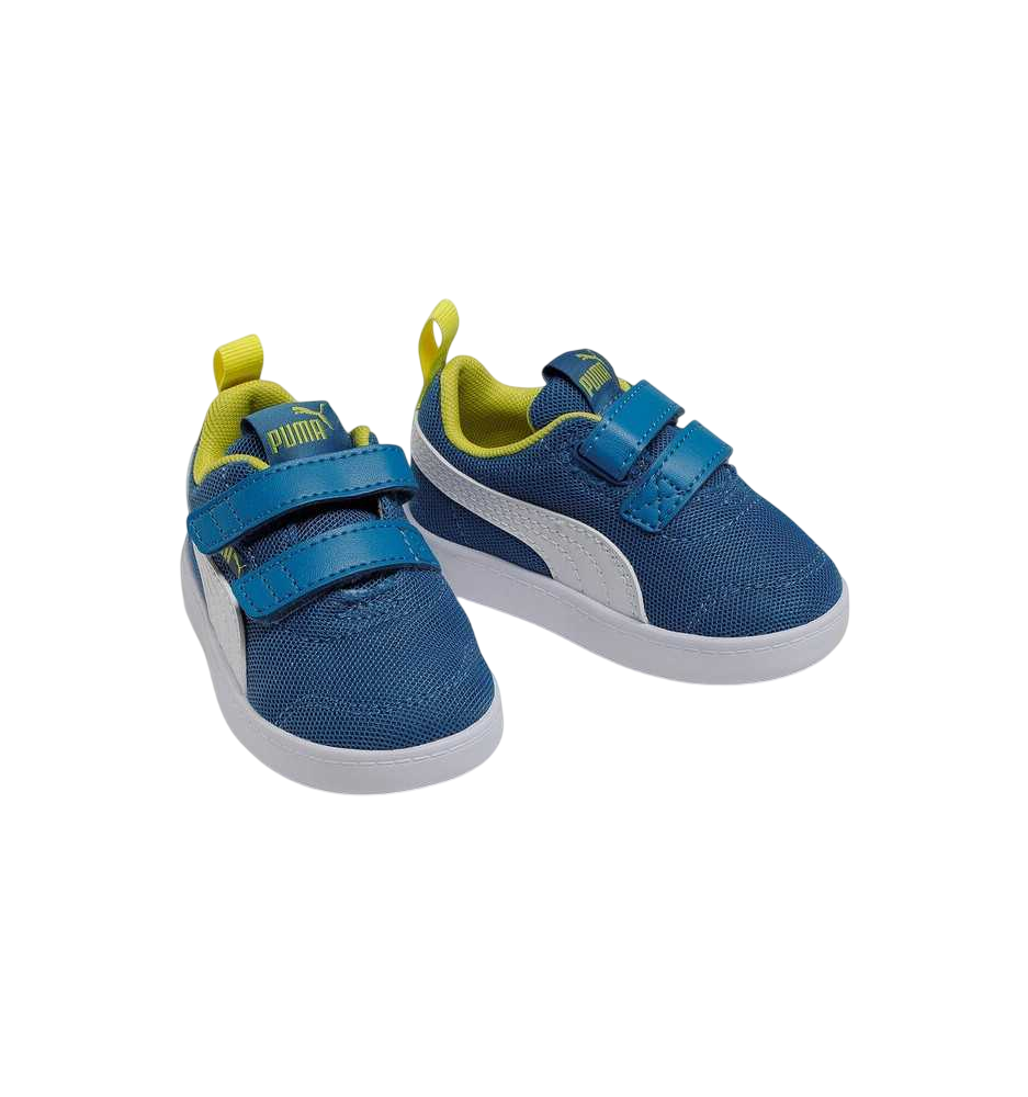 Puma Courtflex v2 Mesh 371759-07 - Kids' Nylon Shoes - Star Sapphire