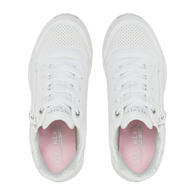 Sneakers junior Skechers UNO Gen1 Zip and Stride (310554L/WHT) Bianco